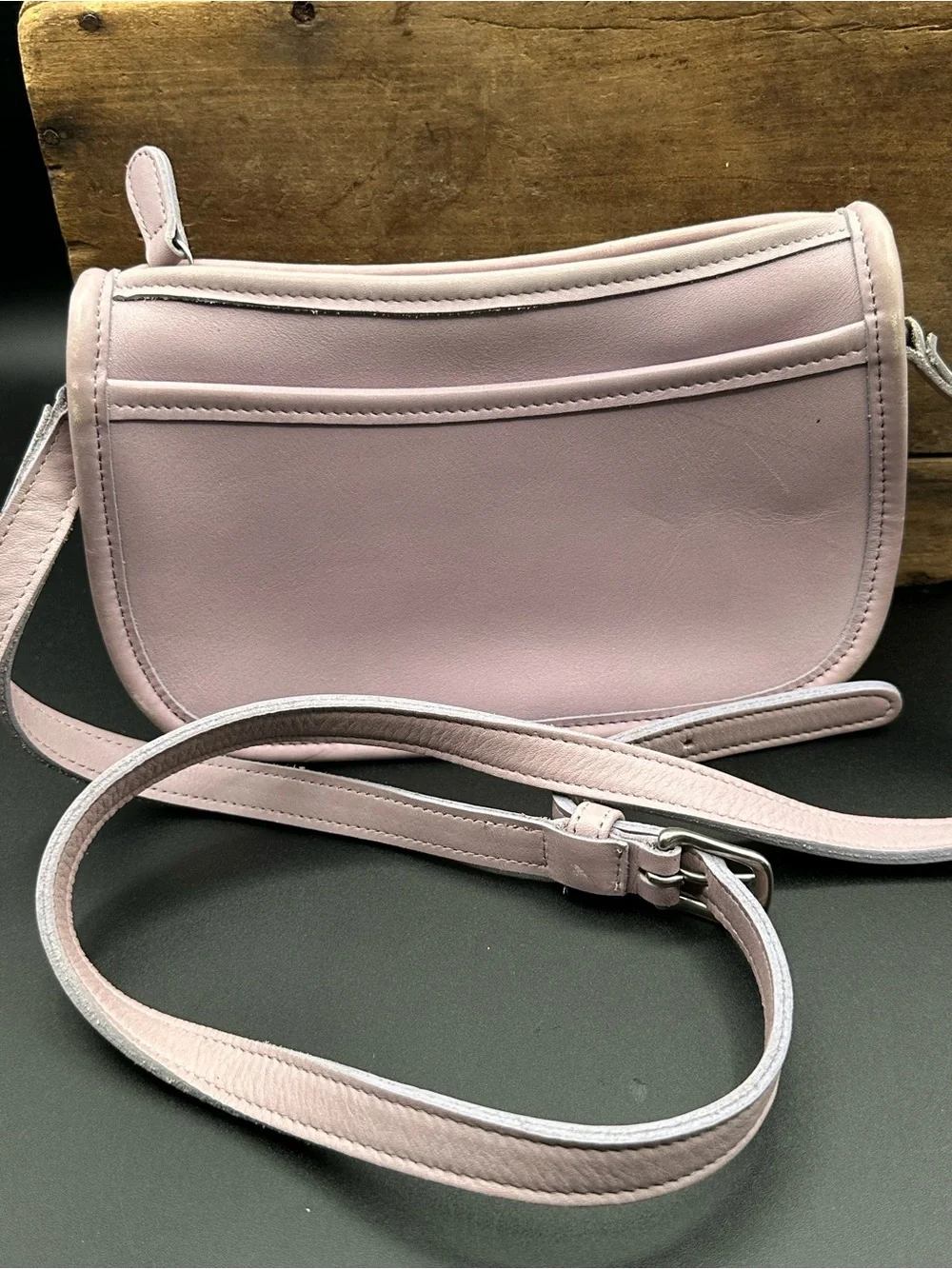 Coach Wendie Vintage Lavender Leather Crossbody 9031-GORGEOUS and Rare Find!